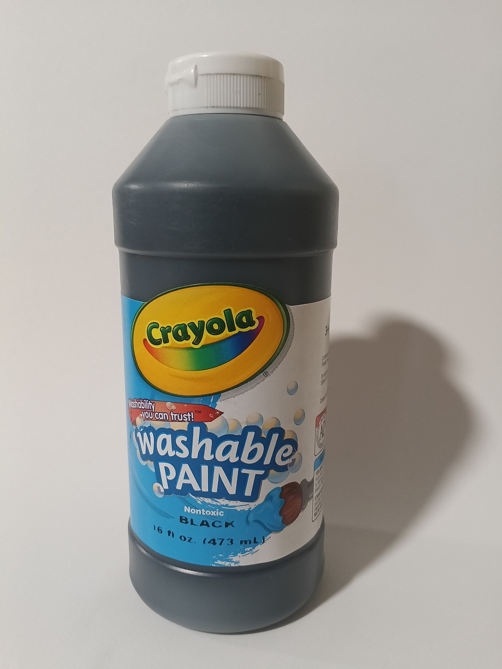 Crayola Washable Paint - Black 16 Oz